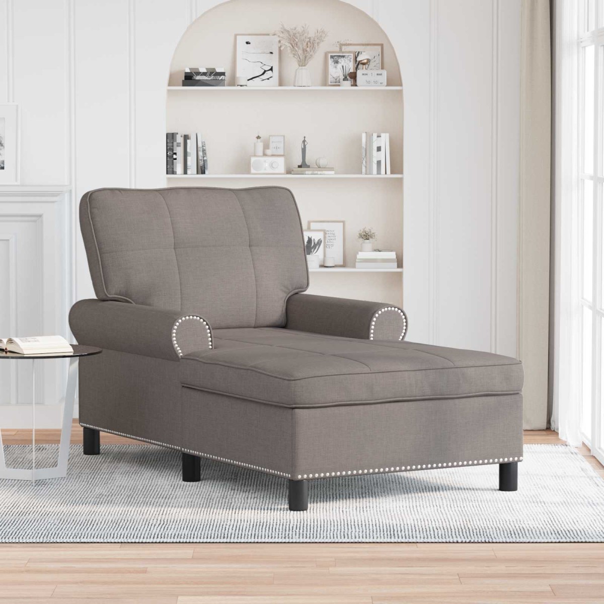 vidaXL Χαλάρωση Taupe ύφασμα 91 x 157 x 91 εκ.