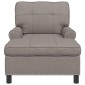 vidaXL Χαλάρωση Taupe ύφασμα 91 x 157 x 91 εκ.