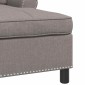 vidaXL Χαλάρωση Taupe ύφασμα 91 x 157 x 91 εκ.