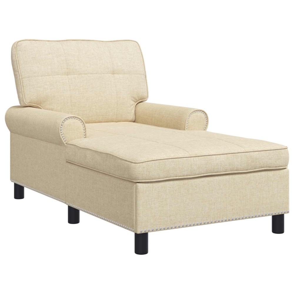 vidaXL Χαλάρωση Κρεμ ύφασμα 91 x 157 x 91 εκ.