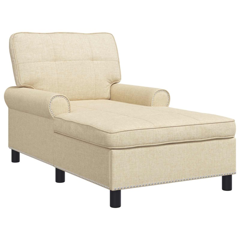 vidaXL Χαλάρωση Κρεμ ύφασμα 91 x 157 x 91 εκ.