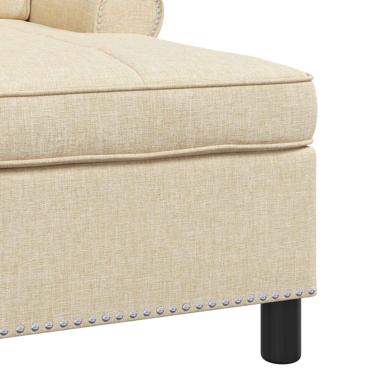 vidaXL Χαλάρωση Κρεμ ύφασμα 91 x 157 x 91 εκ.