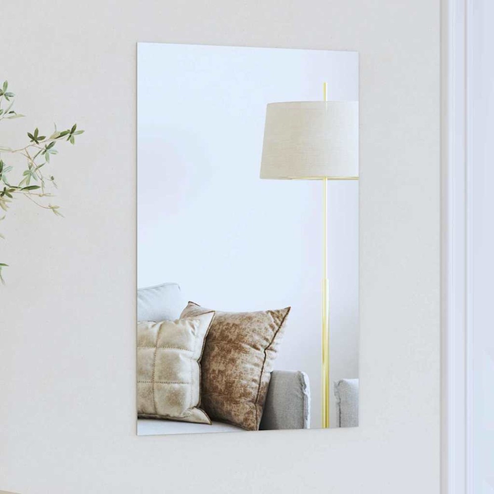 vidaXL Καθρέφτης τοίχου Ορθογώνιος 40 x 60 cm σκληρυμένο γυαλί