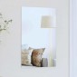 vidaXL Καθρέφτης τοίχου Ορθογώνιος 40 x 60 cm σκληρυμένο γυαλί