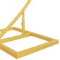 vidaXL Μοναδική Αψίδα Γάμου Χρυσό 220 x 45 x 200 εκ. Ατσάλι