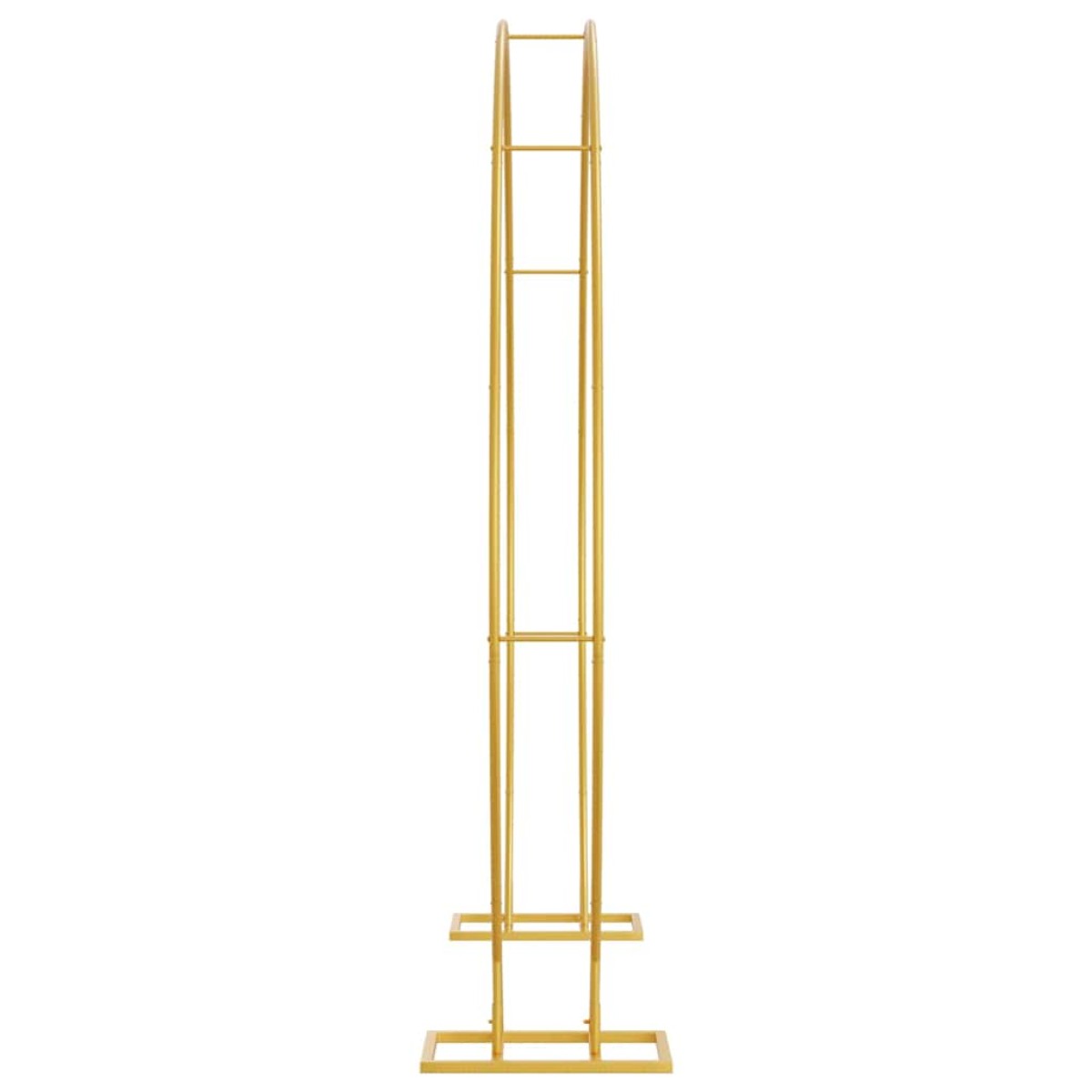 vidaXL Διπλός Γάμος Αψίδα Χρυσό 220 x 45 x 200 εκ. Ατσάλι