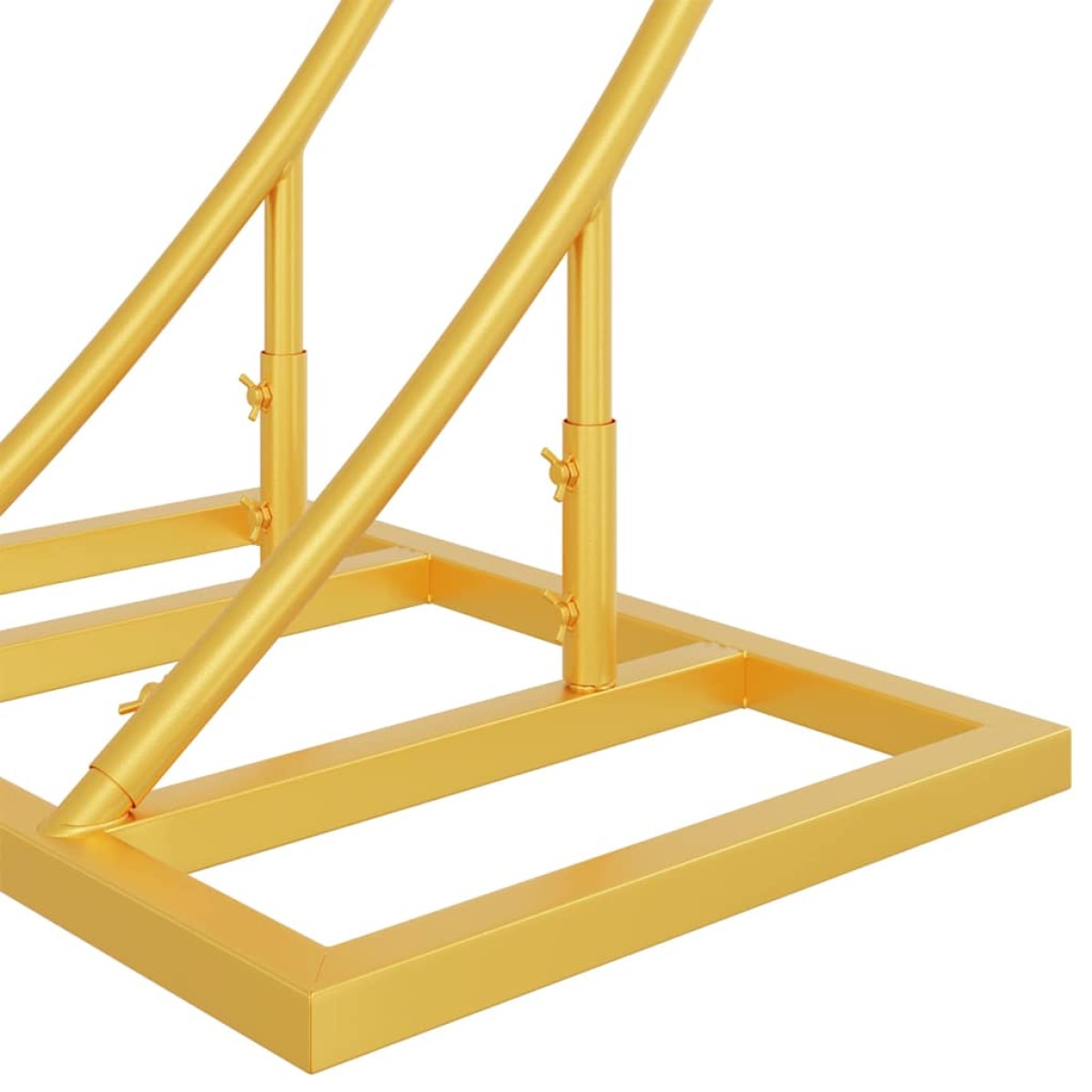 vidaXL Διπλός Γάμος Αψίδα Χρυσό 220 x 45 x 200 εκ. Ατσάλι