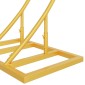 vidaXL Διπλός Γάμος Αψίδα Χρυσό 220 x 45 x 200 εκ. Ατσάλι