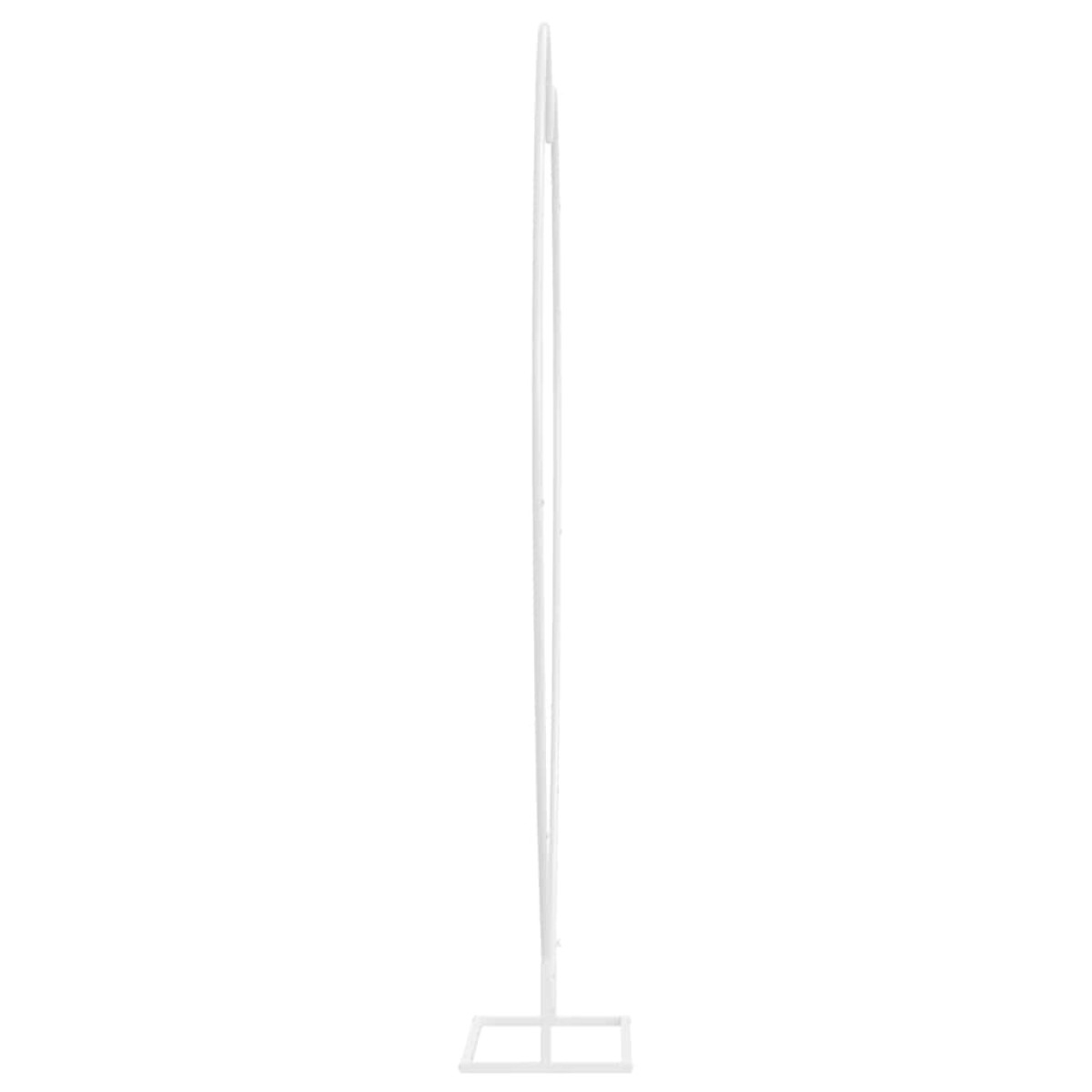 vidaXL Αψίδα Γάμου Λευκό 195 x 35 x 211 εκ Ατσάλι
