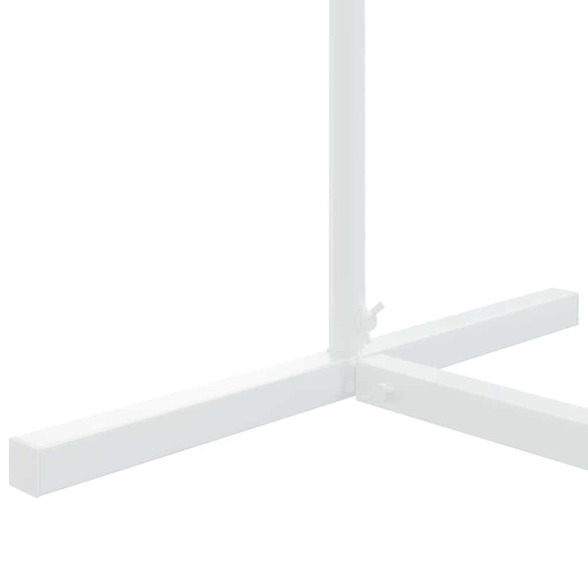 vidaXL Αψίδα Γάμου Λευκό 100 x 39 x 200 εκ. Ατσάλι