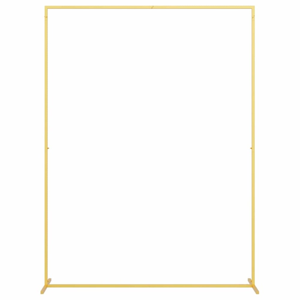 vidaXL Αψίδα Γάμου Χρυσό 150 x 49,5 x 200 εκ Ατσάλι