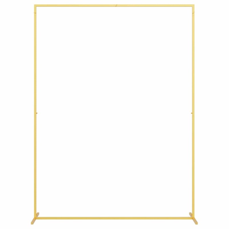 vidaXL Αψίδα Γάμου Χρυσό 150 x 49,5 x 200 εκ Ατσάλι