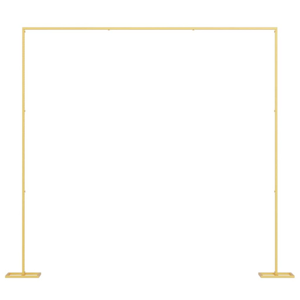 vidaXL Αψίδα Γάμου Χρυσό 338 x 35 x 300 εκ Ατσάλι