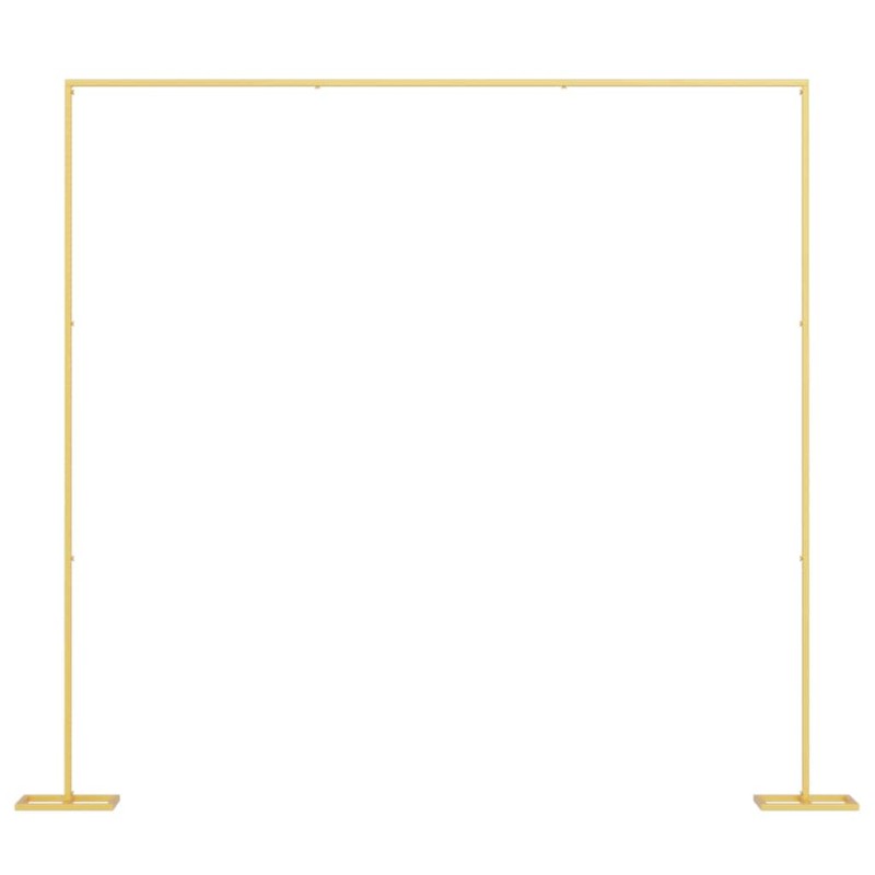 vidaXL Αψίδα Γάμου Χρυσό 338 x 35 x 300 εκ Ατσάλι