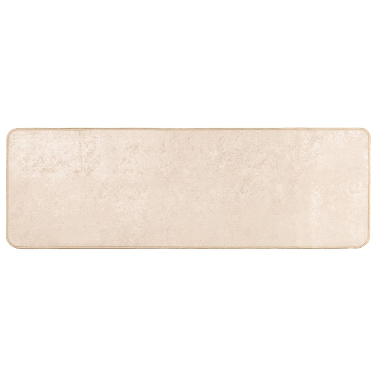 vidaXL Χαλί Runner MARSA Κρεμ 50 x 100 cm Πολυέστερ και PVC
