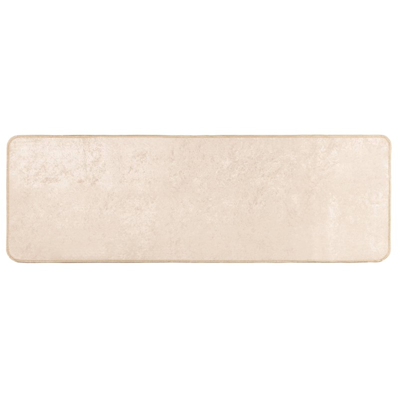 vidaXL Χαλί Runner MARSA Κρεμ 50 x 150 cm Πολυέστερ και PVC