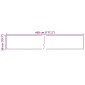 vidaXL Χαλί Runner MARSA Κρεμ 50 x 450 εκ. Πολυέστερ και PVC