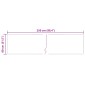 vidaXL Χαλί Runner MARSA Κρεμ 80 x 250 cm Πολυέστερ και PVC