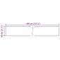 vidaXL Χαλί Runner MARSA Κρεμ 80 x 400 εκ. Πολυέστερ και PVC