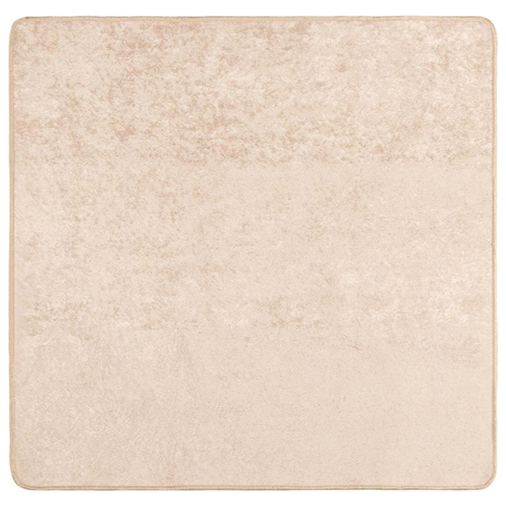 vidaXL Χαλί Runner MARSA Κρεμ 100 x 100 cm Πολυέστερ και PVC