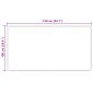 vidaXL Χαλί Runner MARSA Κρεμ 100 x 150 cm Πολυέστερ και PVC