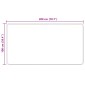 vidaXL Χαλί Runner MARSA Κρεμ 100 x 200 cm Πολυέστερ και PVC