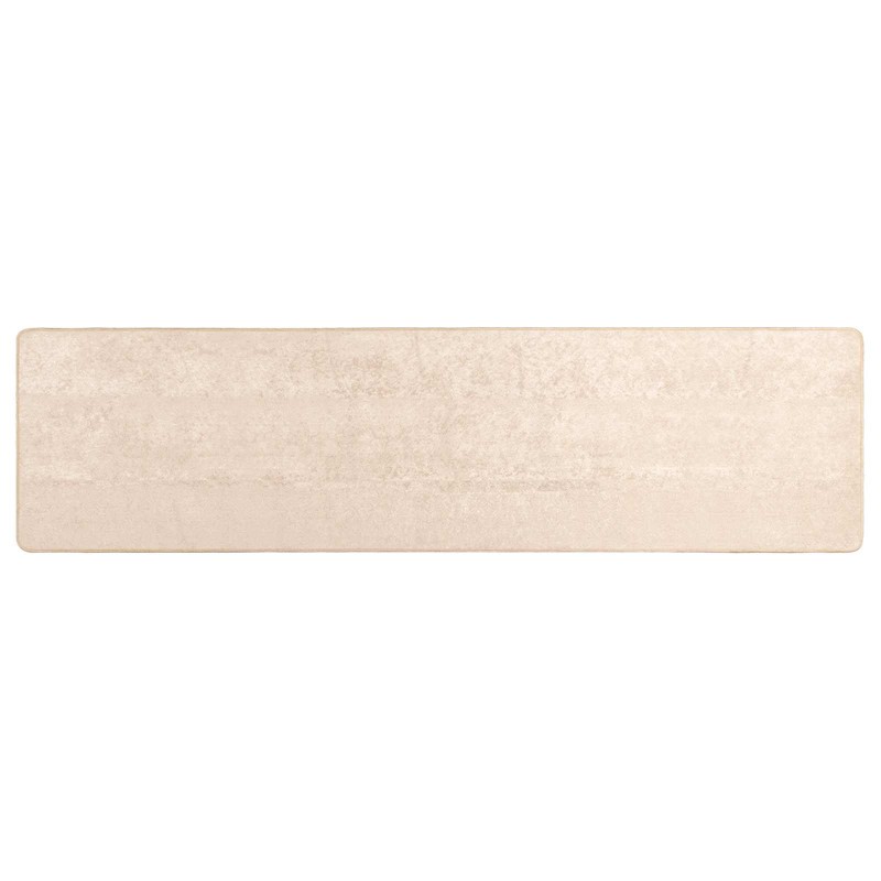 vidaXL Χαλί Runner MARSA Κρεμ 100 x 300 cm Πολυέστερ και PVC