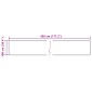 vidaXL Χαλί Runner MARSA Κρεμ 100 x 450 εκ. Πολυέστερ και PVC