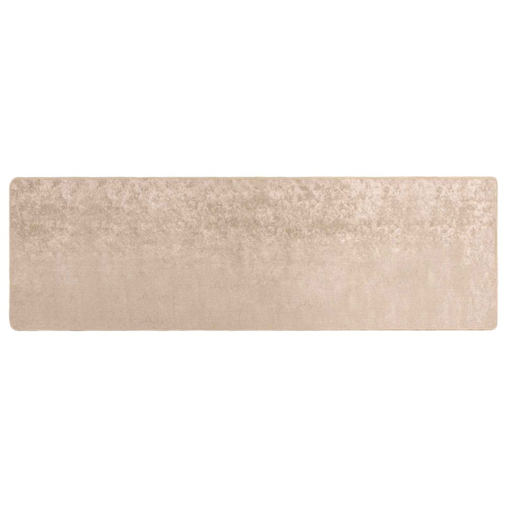 vidaXL Χαλί Runner MARSA Μπεζ 80 x 250 cm Πολυέστερ και PVC