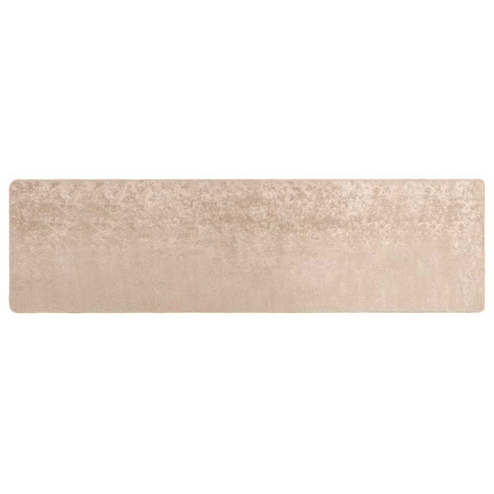 vidaXL Χαλί Runner MARSA Μπεζ 100 x 400 cm Πολυέστερ και PVC