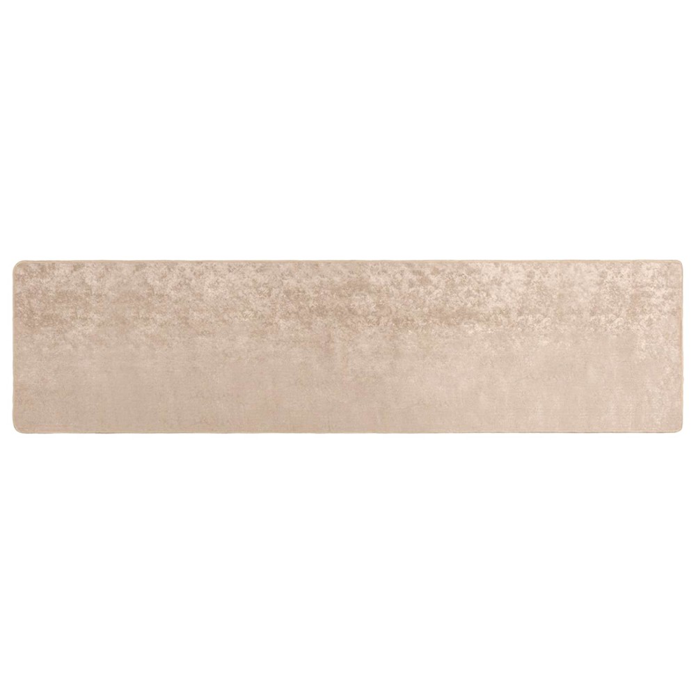 vidaXL Χαλί Runner MARSA Μπεζ 100 x 450 εκ. Πολυέστερ και PVC