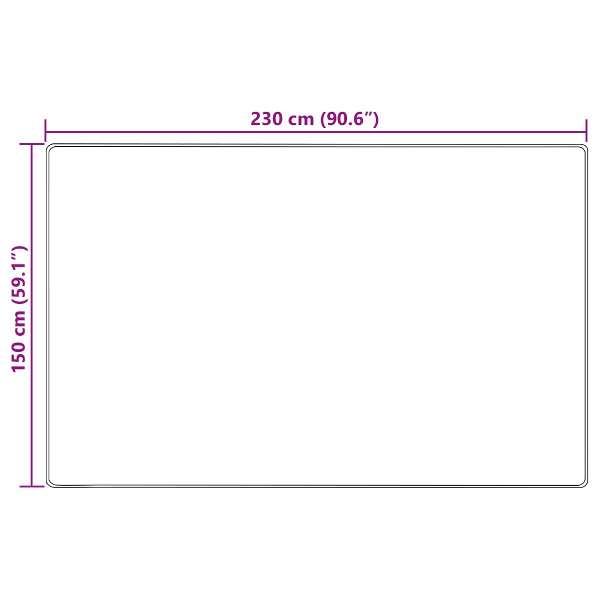 vidaXL Χαλί Runner MARSA Μπεζ 150 x 230 εκ. Πολυέστερ και PVC
