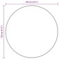 vidaXL Χαλί Runner MARSA Μπεζ 120 x 120 cm Πολυέστερ και PVC