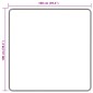 vidaXL Χαλί Runner MARSA Άμμος 100 x 100 cm Πολυέστερ και PVC