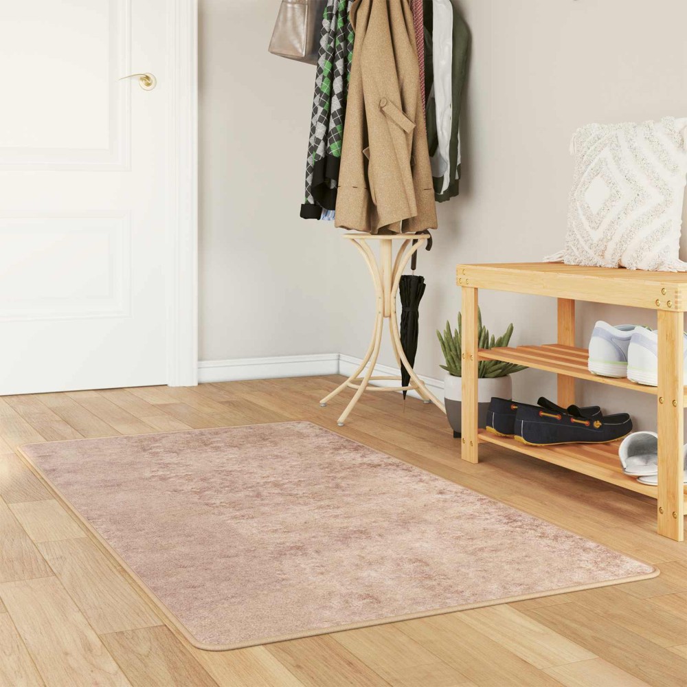 vidaXL Χαλί Runner MARSA Άμμος 100 x 200 cm Πολυέστερ και PVC