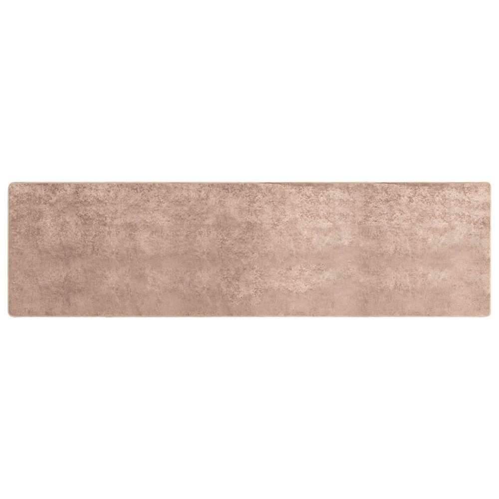 vidaXL Χαλί Runner MARSA Άμμος 100 x 400 cm Πολυέστερ και PVC