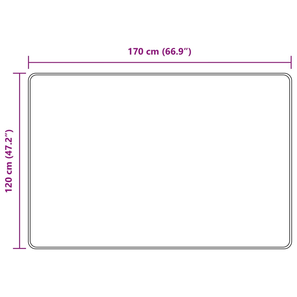 vidaXL Χαλί Runner MARSA Άμμος 120 x 170 cm Πολυέστερ και PVC