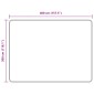 vidaXL Χαλί Runner MARSA Άμμος 300 x 400 cm Πολυέστερ και PVC