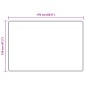 vidaXL Χαλί Runner MARSA Δασώδες Πράσινο 120 x 170 cm