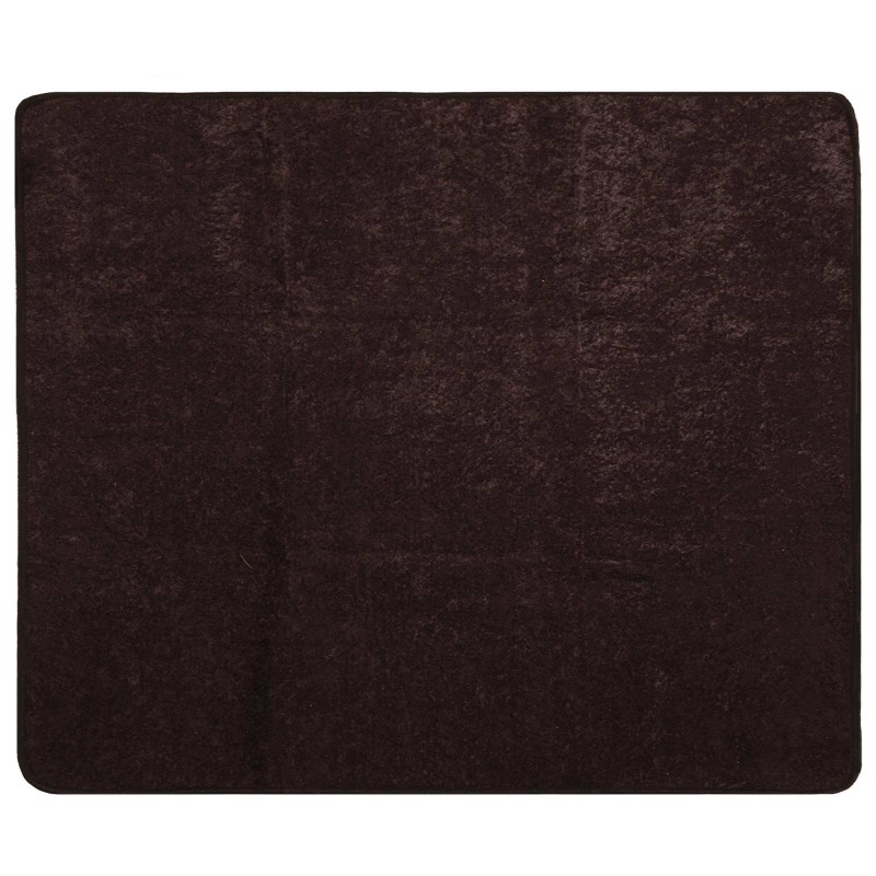 vidaXL Χαλί Runner MARSA Ανθρακί 80 x 100 cm Πολυέστερ και PVC