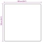vidaXL Χαλί Runner MARSA Ανθρακί 100 x 100 cm Πολυέστερ και PVC