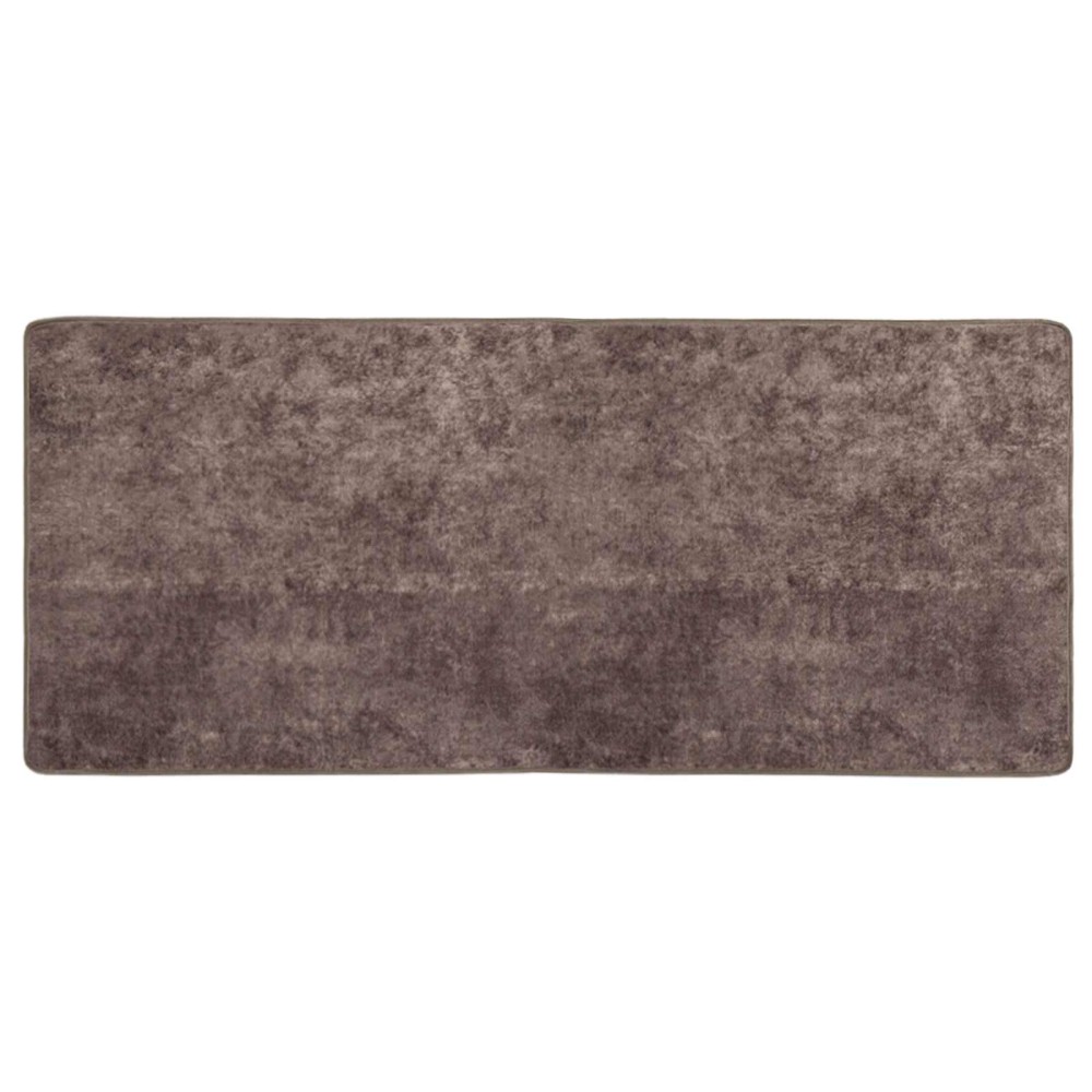 vidaXL Χαλί Runner MARSA Γκρι 50 x 100 cm Πολυέστερ και PVC