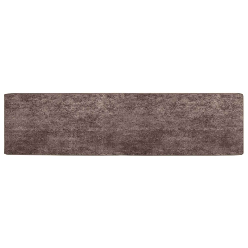vidaXL Χαλί Runner MARSA Γκρι 50 x 200 εκ. Πολυέστερ και PVC