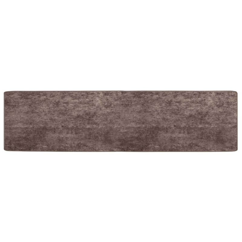 vidaXL Χαλί Runner MARSA Γκρι 50 x 200 εκ. Πολυέστερ και PVC