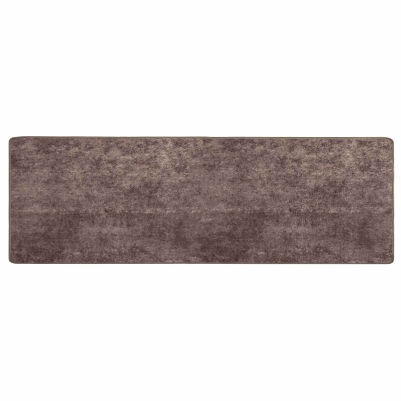 vidaXL Χαλί Runner MARSA Γκρι 80 x 250 cm Πολυέστερ και PVC