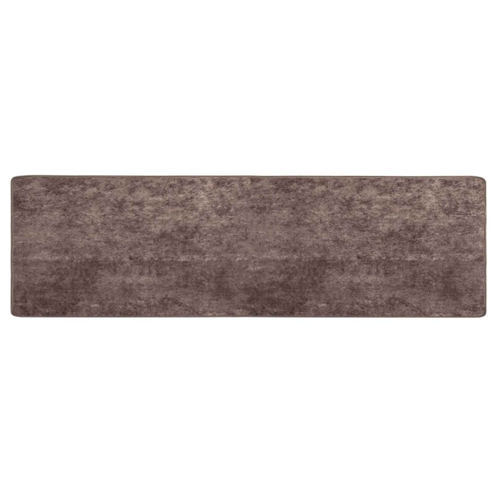 vidaXL Χαλί Runner MARSA Γκρι 80 x 350 εκ. Πολυέστερ και PVC