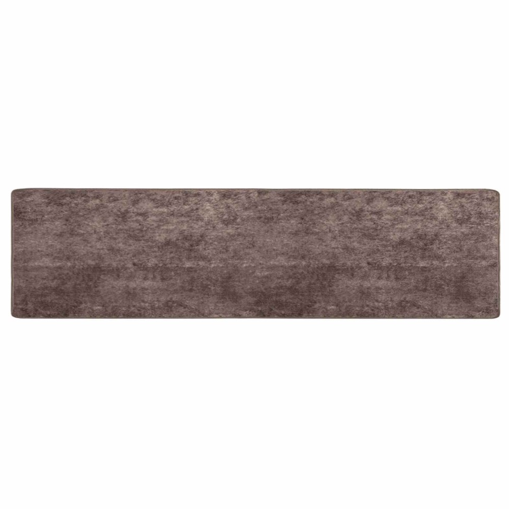 vidaXL Χαλί Runner MARSA Γκρι 80 x 400 εκ. Πολυέστερ και PVC