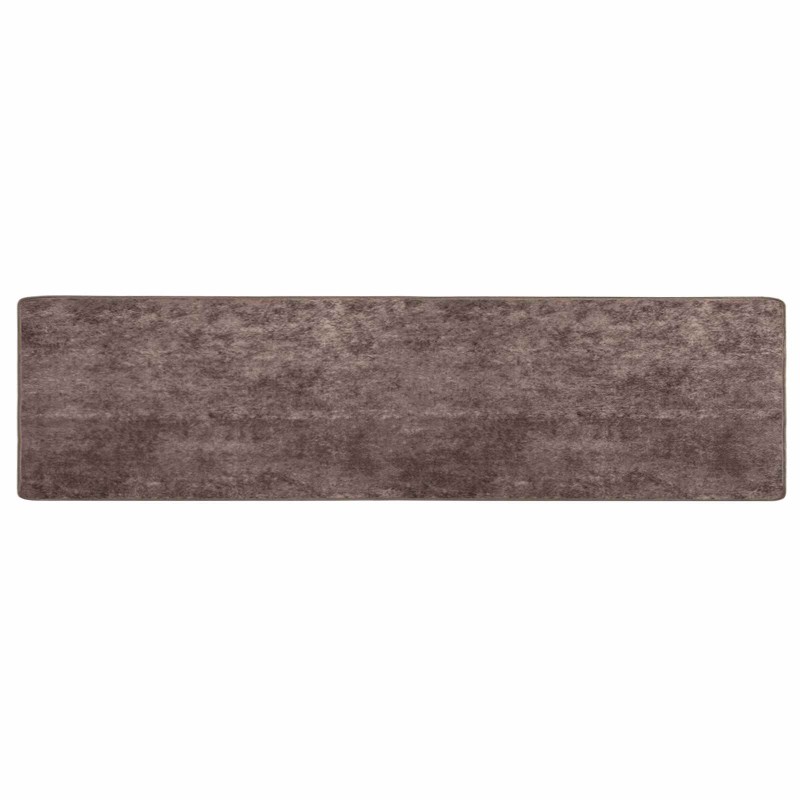 vidaXL Χαλί Runner MARSA Γκρι 80 x 400 εκ. Πολυέστερ και PVC