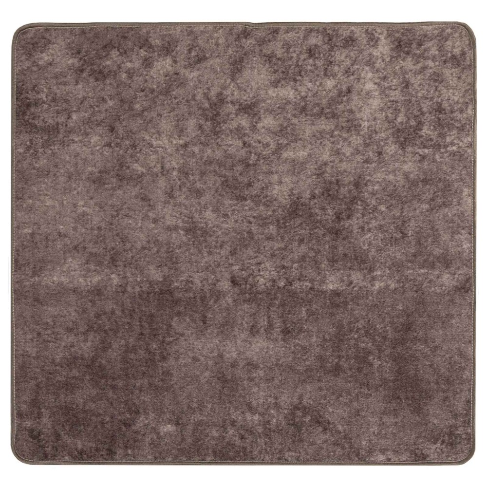 vidaXL Χαλί Runner MARSA Γκρι 100 x 100 cm Πολυέστερ και PVC