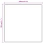vidaXL Χαλί Runner MARSA Γκρι 100 x 100 cm Πολυέστερ και PVC